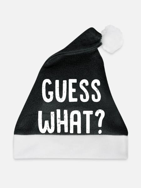 erraten Sie, was - Weihnachtsmütze - Schwarz/Weiß