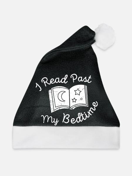 I read past my bedtimer - Weihnachtsmütze - Schwarz/Weiß