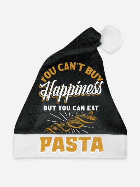 Pasta - Weihnachtsmütze - Schwarz/Weiß - Vorne