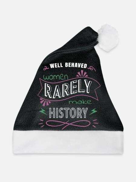2019 all people patriarchy obama quote - Weihnachtsmütze - Schwarz/Weiß - Vorne