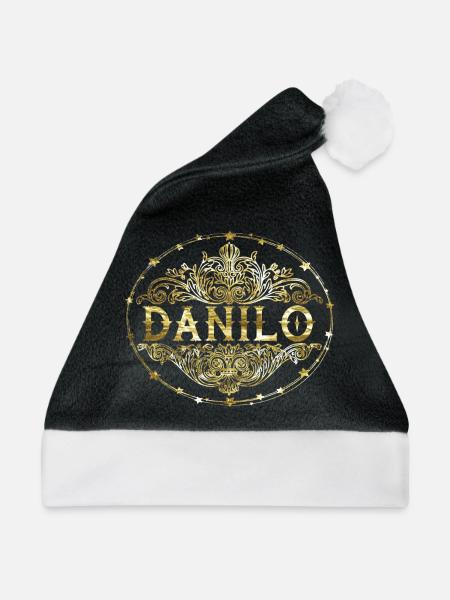 Danilo - Weihnachtsmütze - Schwarz/Weiß