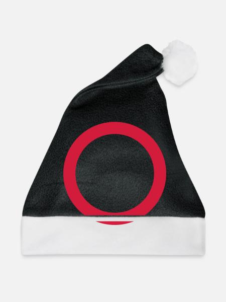 kreis - Weihnachtsmütze - Schwarz/Weiß
