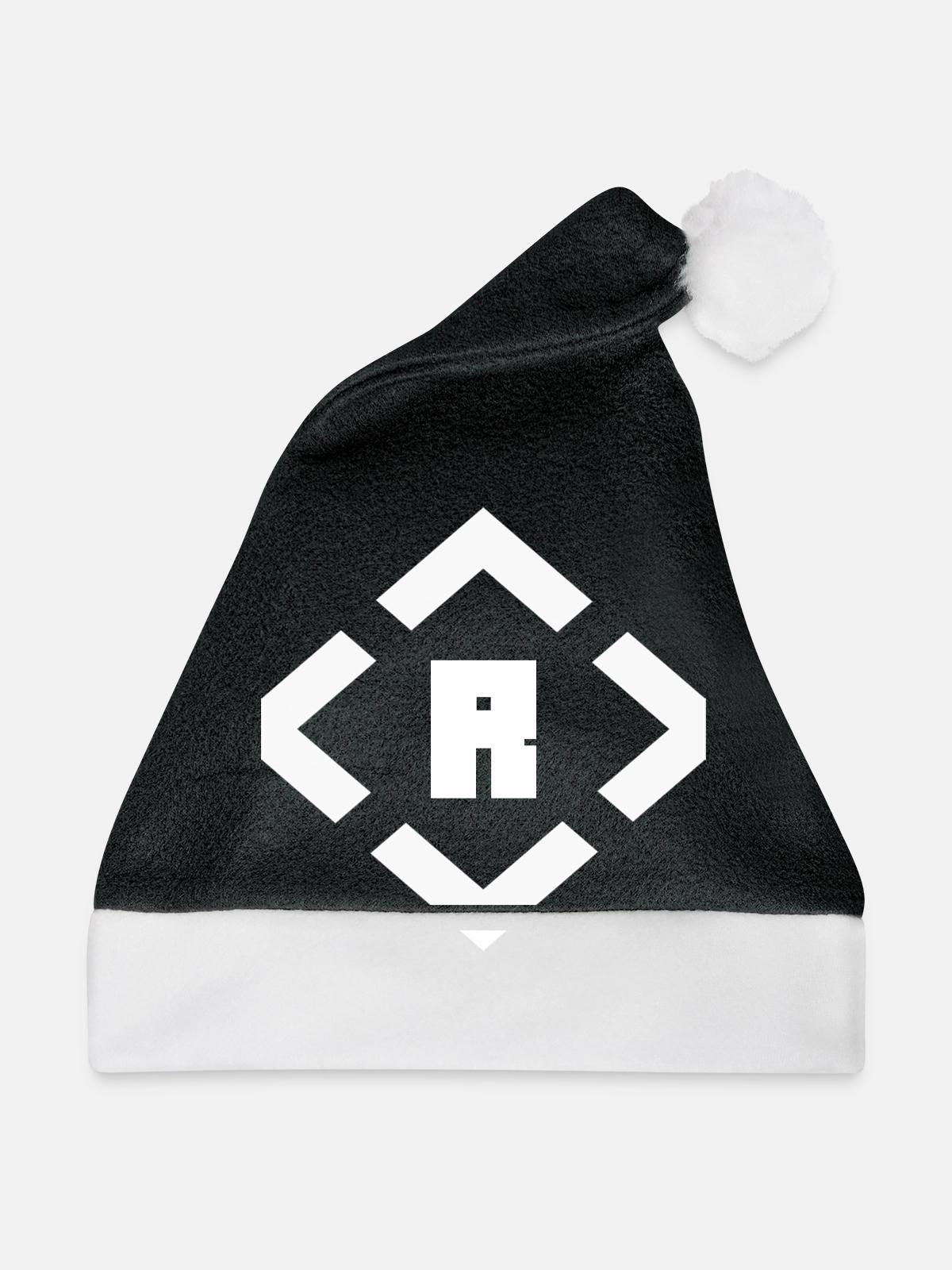 Rage Kapuzen-Pulli - Weihnachtsmütze - Schwarz/Weiß - Vorne