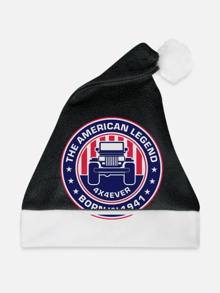 American Legend YJ - Weihnachtsmütze - Schwarz/Weiß