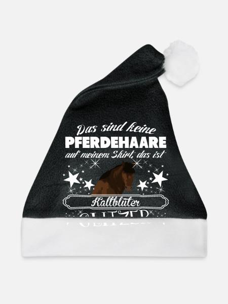 Kaltblüter - Weihnachtsmütze - Schwarz/Weiß - Vorne
