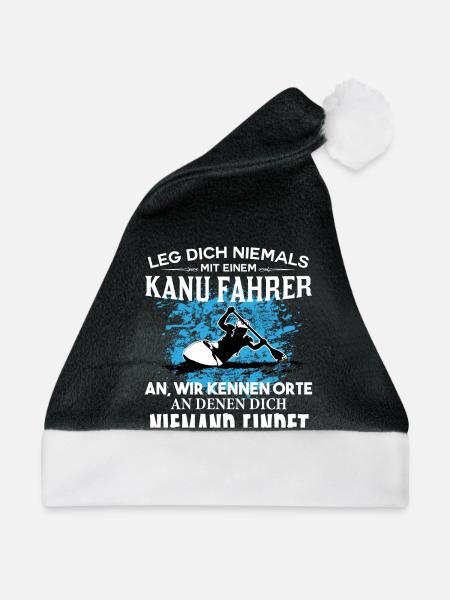 Kanu Fahrer - Weihnachtsmütze - Schwarz/Weiß