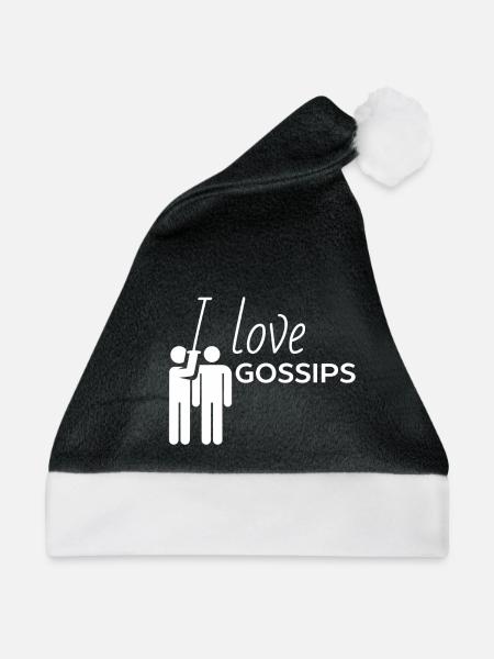 Gossips - Weihnachtsmütze - Schwarz/Weiß