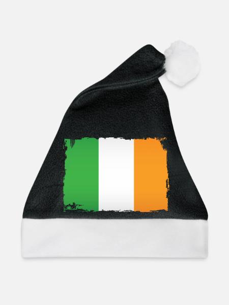 Irish flag de - Weihnachtsmütze - Schwarz/Weiß