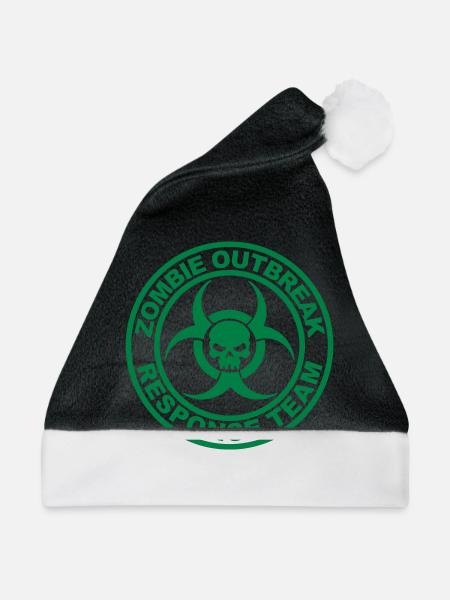 Zombie Outbreak Response Team - Weihnachtsmütze - Schwarz/Weiß