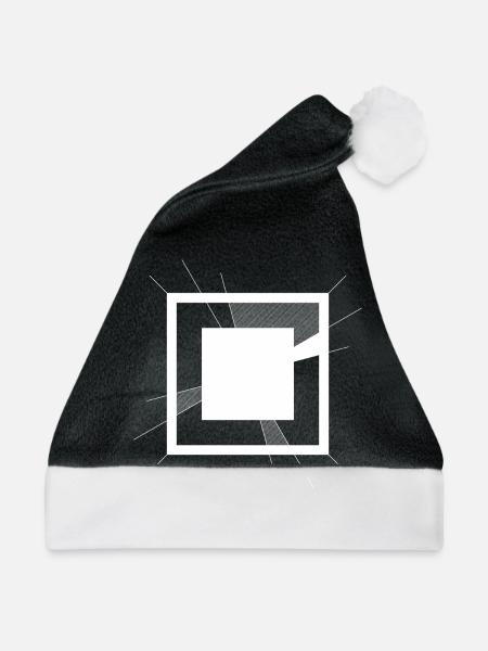 Abstract 2 - Weihnachtsmütze - Schwarz/Weiß