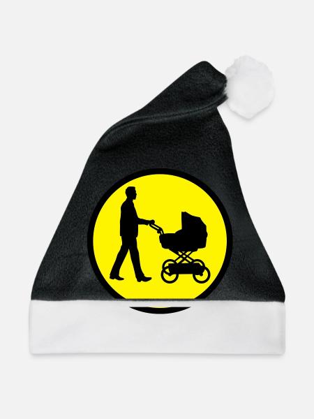 buggy_man_022013_a_2c - Weihnachtsmütze - Schwarz/Weiß