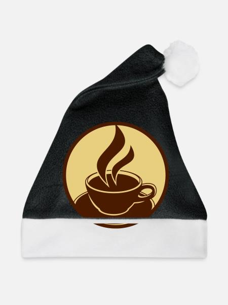 Coffee Cup Logo - Weihnachtsmütze - Schwarz/Weiß