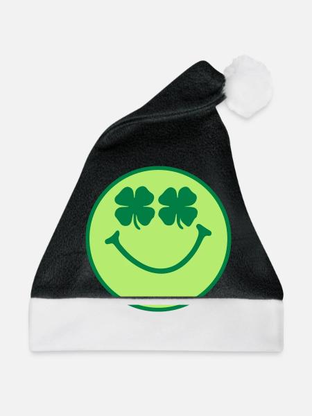 Smiley - Weihnachtsmütze - Schwarz/Weiß