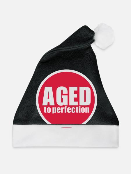 Aged to perfection - Weihnachtsmütze - Schwarz/Weiß