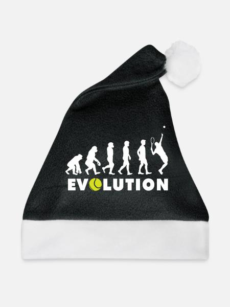 Tennis Evolution - Weihnachtsmütze - Schwarz/Weiß