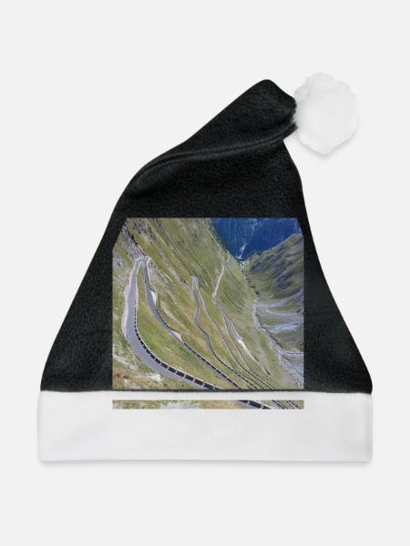 Passo Stelvio - Weihnachtsmütze - Schwarz/Weiß