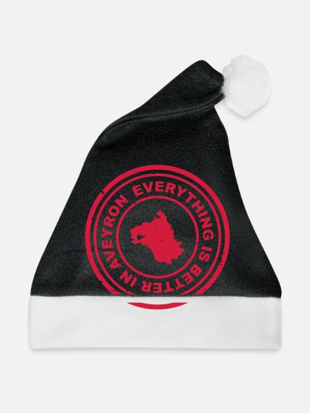Basic - Weihnachtsmütze - Schwarz/Weiß - Vorne