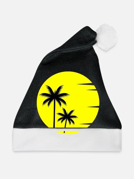 sunset - Weihnachtsmütze - Schwarz/Weiß