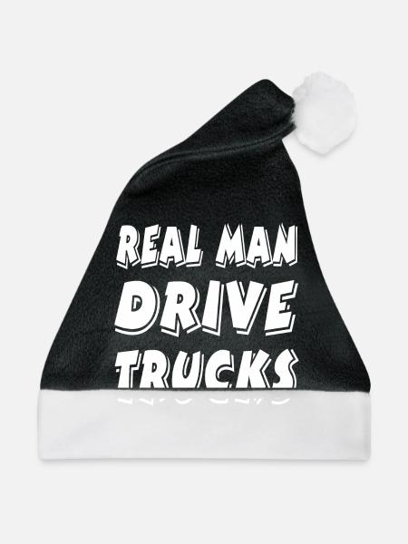 Truck - Weihnachtsmütze - Schwarz/Weiß