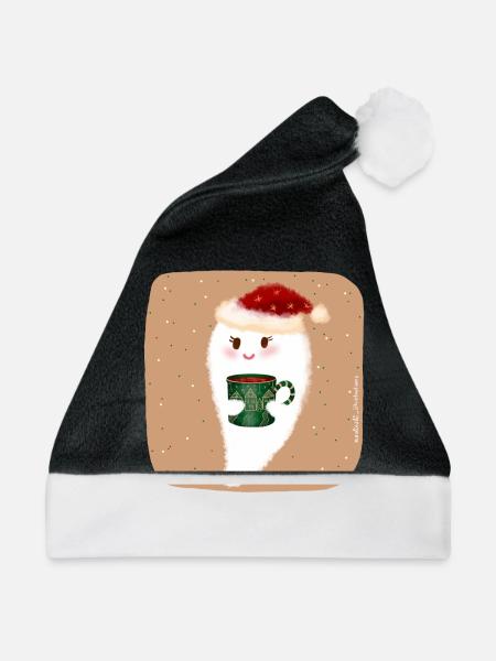 Weihnachtsgeist - Weihnachtsmütze - Schwarz/Weiß