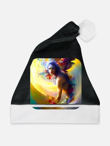 Surfing Haven - Weihnachtsmütze - Schwarz/Weiß