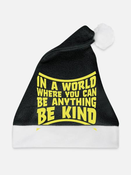 you can be kind - Weihnachtsmütze - Schwarz/Weiß