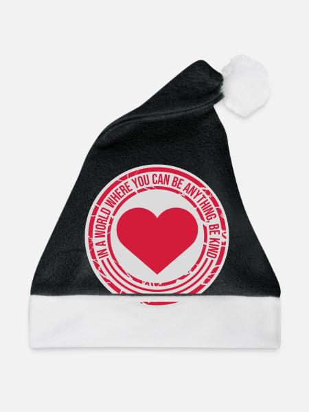 you can be kind - Weihnachtsmütze - Schwarz/Weiß