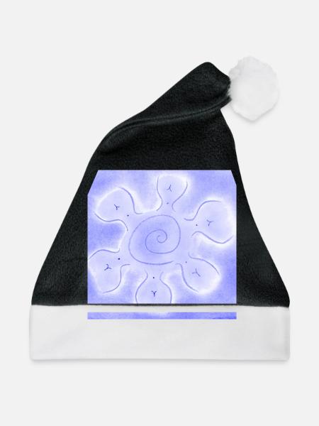 SOLESASO BLAU - Weihnachtsmütze - Schwarz/Weiß