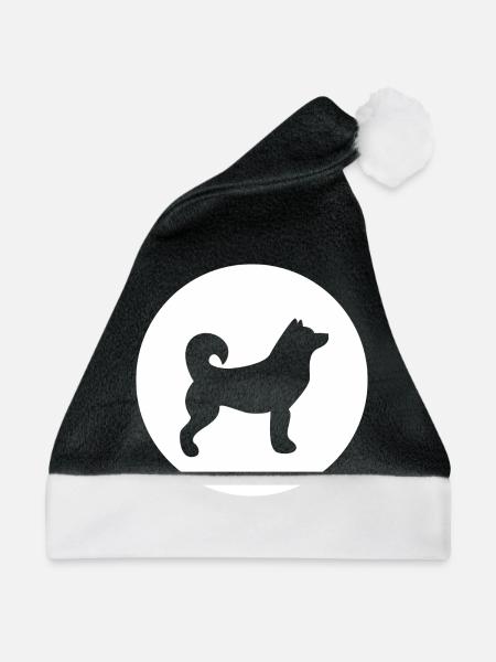DOG CAT PET - Weihnachtsmütze - Schwarz/Weiß