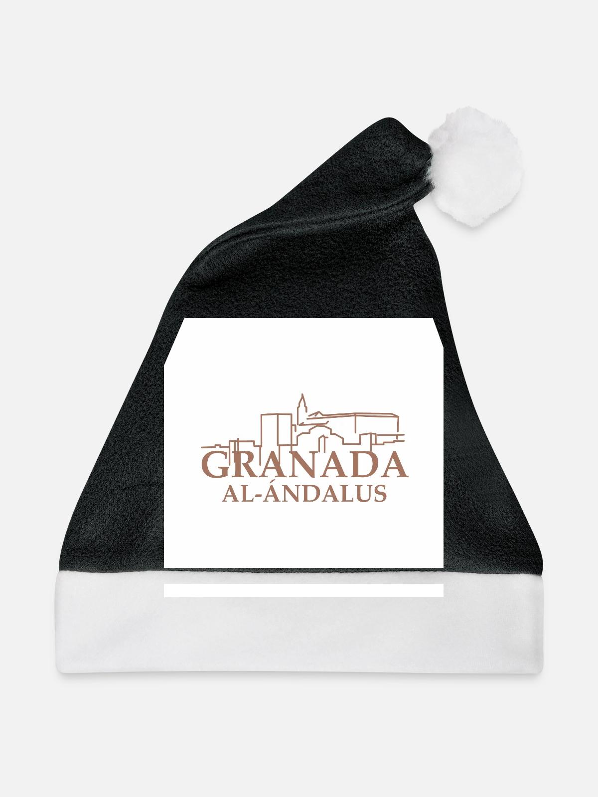 Granate - Weihnachtsmütze - Schwarz/Weiß - Vorne