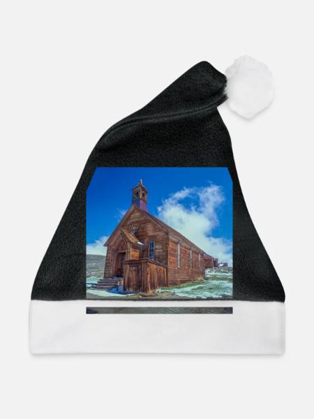 Ghost Town Bodie - Weihnachtsmütze - Schwarz/Weiß - Vorne