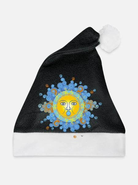 Wintersonnenwende 02 - Weihnachtsmütze - Schwarz/Weiß