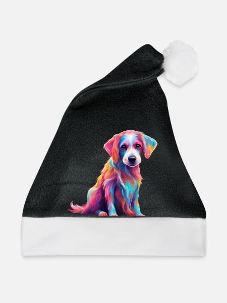 magic magic dog - Weihnachtsmütze - Schwarz/Weiß