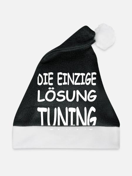 Auto - Weihnachtsmütze - Schwarz/Weiß