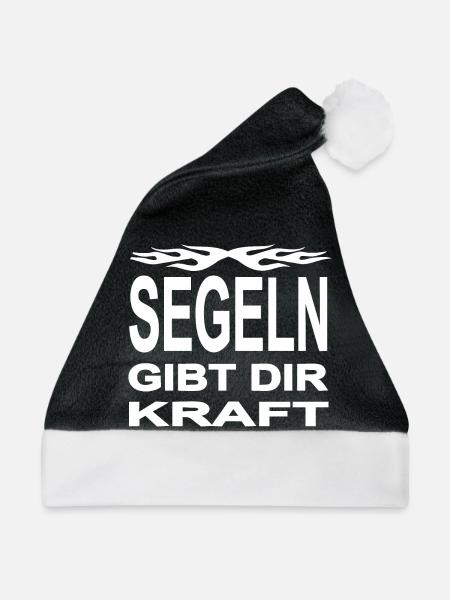 Segeln - Weihnachtsmütze - Schwarz/Weiß