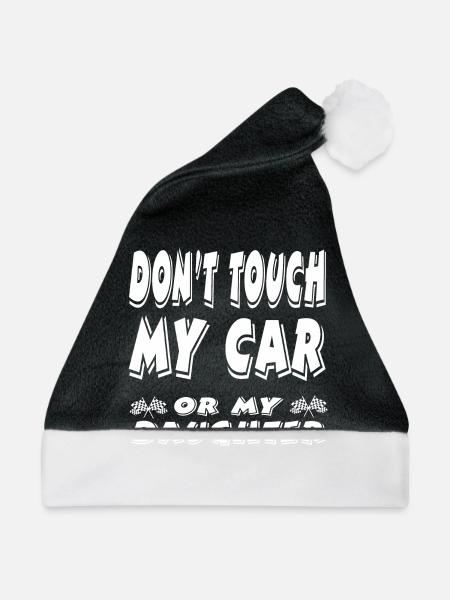 Auto - Weihnachtsmütze - Schwarz/Weiß