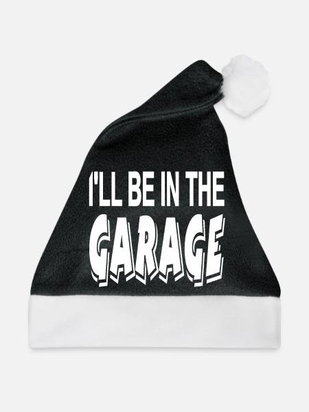 Garage - Weihnachtsmütze - Schwarz/Weiß - Vorne