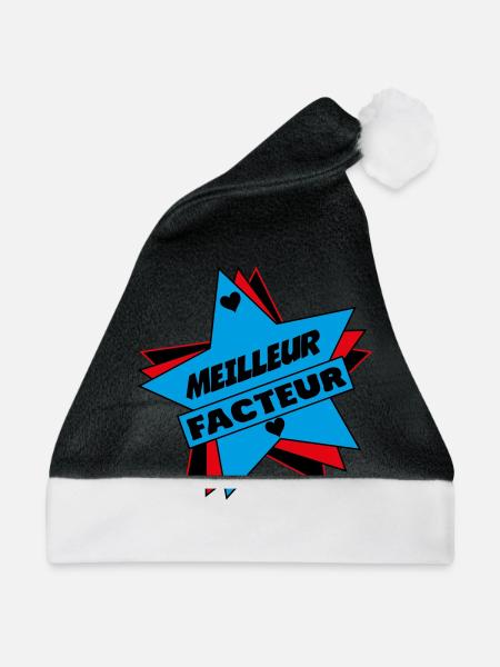 BESTER FAKTOR - Weihnachtsmütze - Schwarz/Weiß