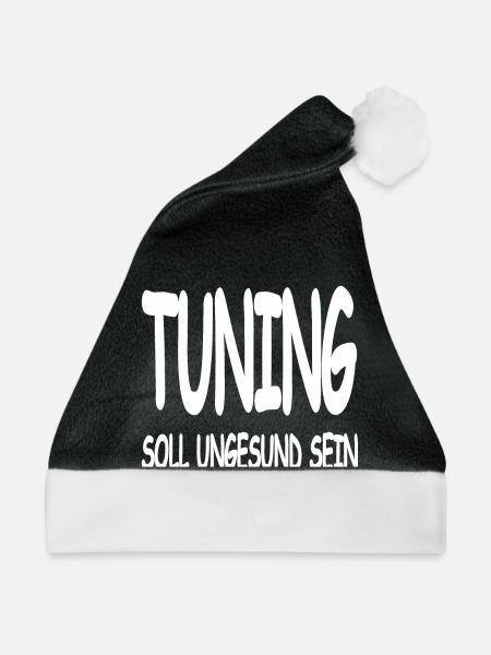 Tuning - Weihnachtsmütze - Schwarz/Weiß