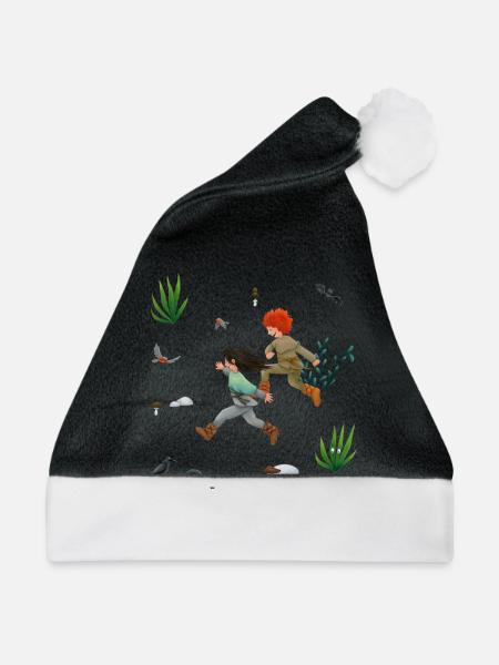 Die kleine Räubertochter - Weihnachtsmütze - Schwarz/Weiß