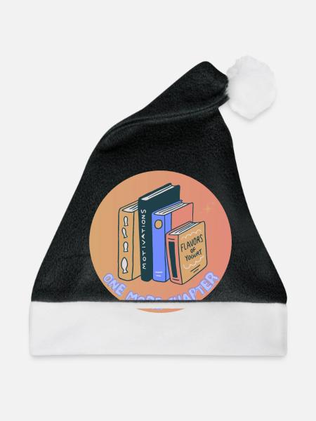 Noch ein Kapitel - Weihnachtsmütze - Schwarz/Weiß