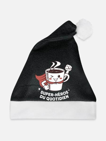 Superhelden des Alltags - Weihnachtsmütze - Schwarz/Weiß - Vorne