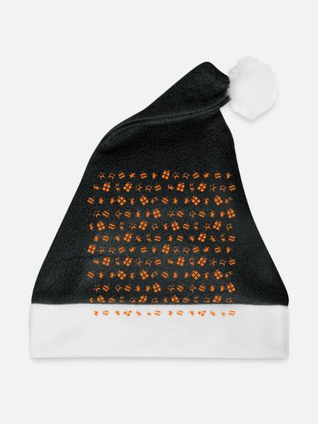 Weihnachtsmann - Anleitung - Weihnachtsmütze - Schwarz/Weiß