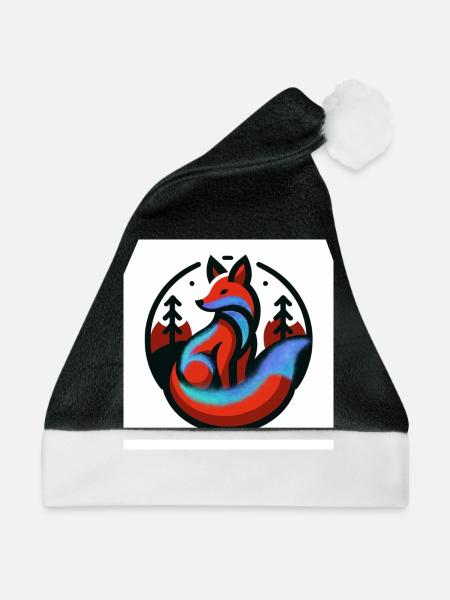 Wandelfuchs - Weihnachtsmütze - Schwarz/Weiß - Vorne