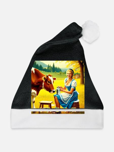 LABOR BAVARIA - Weihnachtsmütze - Schwarz/Weiß