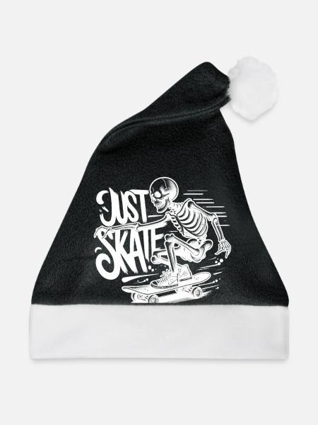 Just Skate - Weihnachtsmütze - Schwarz/Weiß