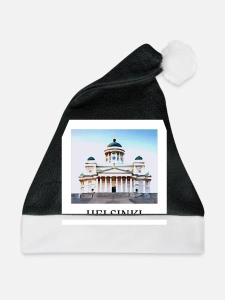 Helsinki - Weihnachtsmütze - Schwarz/Weiß