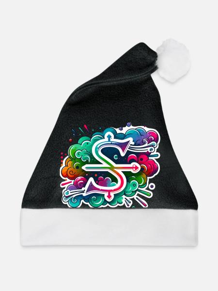 Zodiac Schütze - Weihnachtsmütze - Schwarz/Weiß