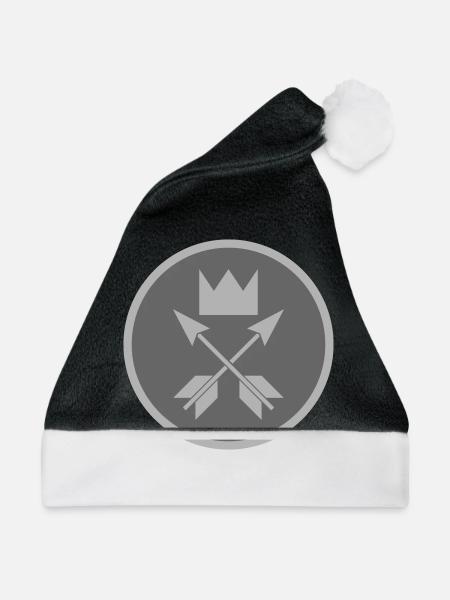 Dalarna - Weihnachtsmütze - Schwarz/Weiß