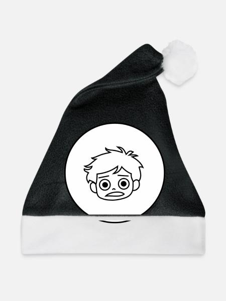 little phiri schmollt - Weihnachtsmütze - Schwarz/Weiß